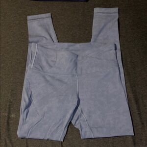 Lululemon Cross Blue Leggings size 6